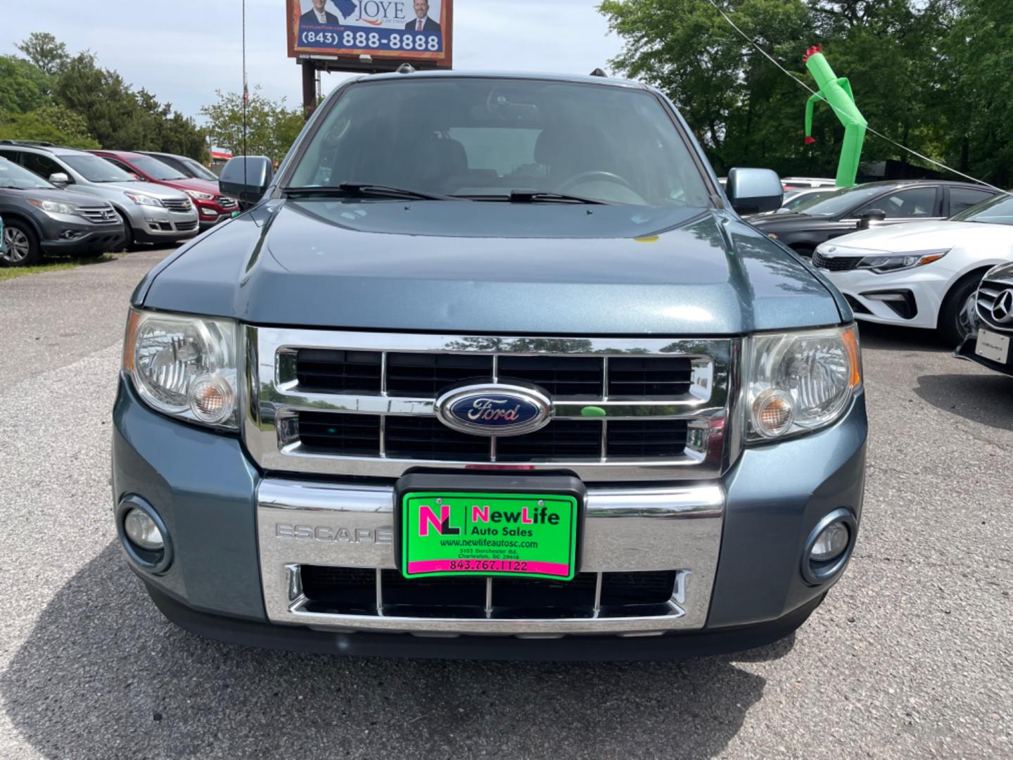 2012 BLUE FORD ESCAPE LIMITED (1FMCU9E77CK) with an 2.5L engine, Automatic transmission, located at 5103 Dorchester Rd., Charleston, SC, 29418-5607, (843) 767-1122, 36.245171, -115.228050 - Photo#2